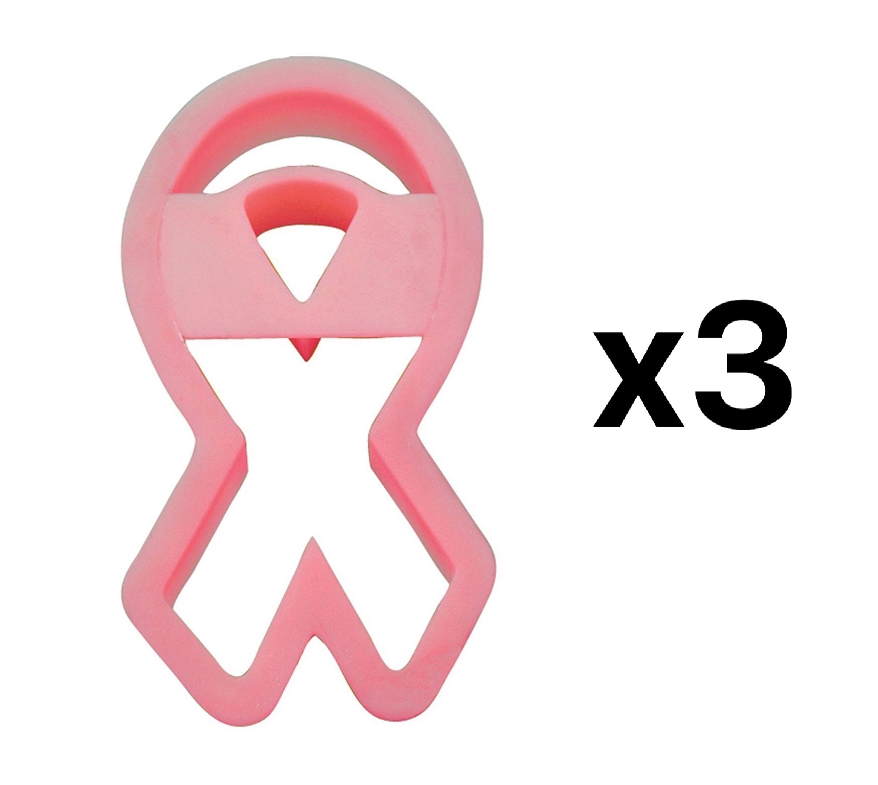 Fox Run Plastic Pink Ribbon Cookie Cutter Breast Cancer Awareness (3Pack) 30734020654 eBay
